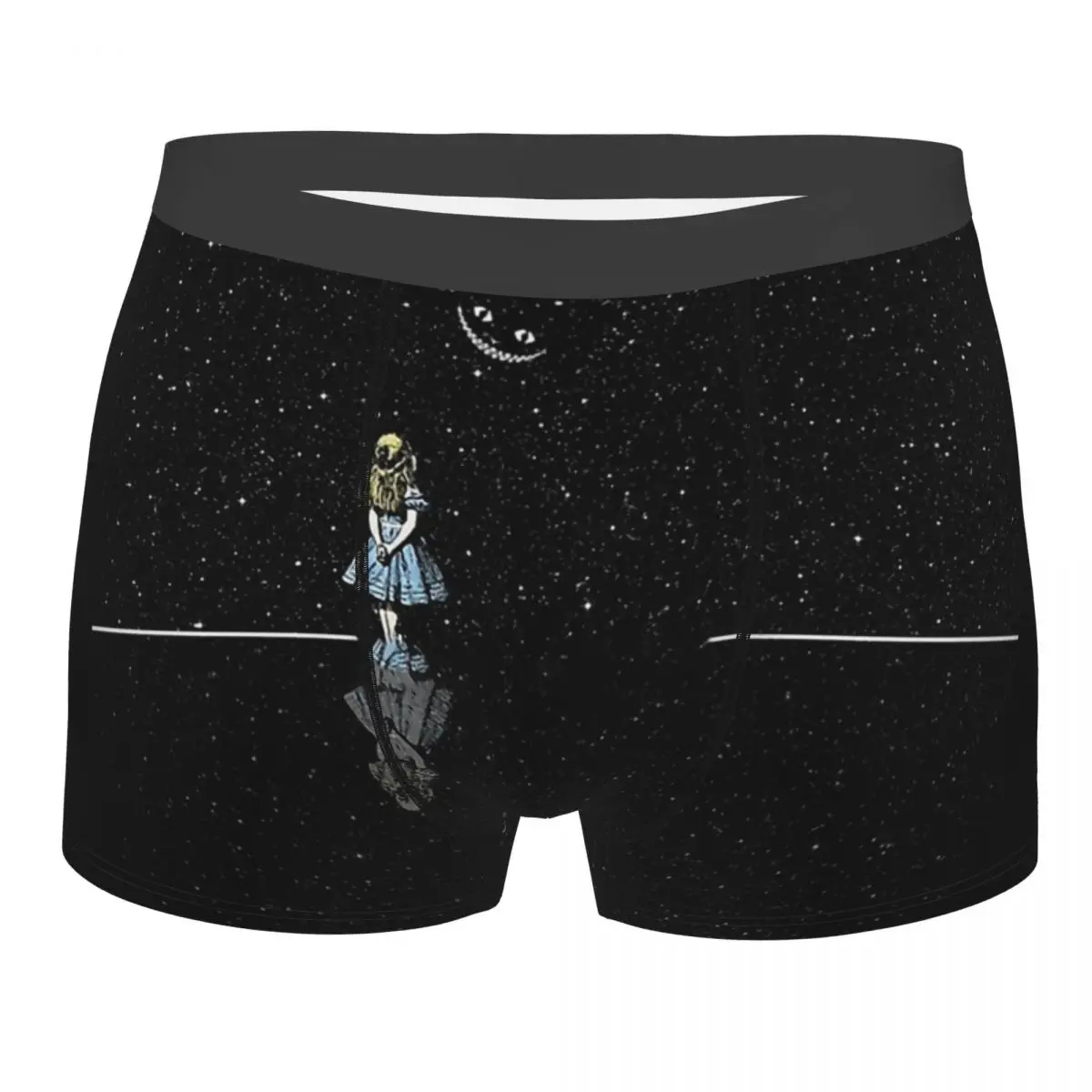 Wolf Romantic Horror Film Starry Night Underpants Cotton Panties Male Underwear Comfortable Shorts Boxer Briefs