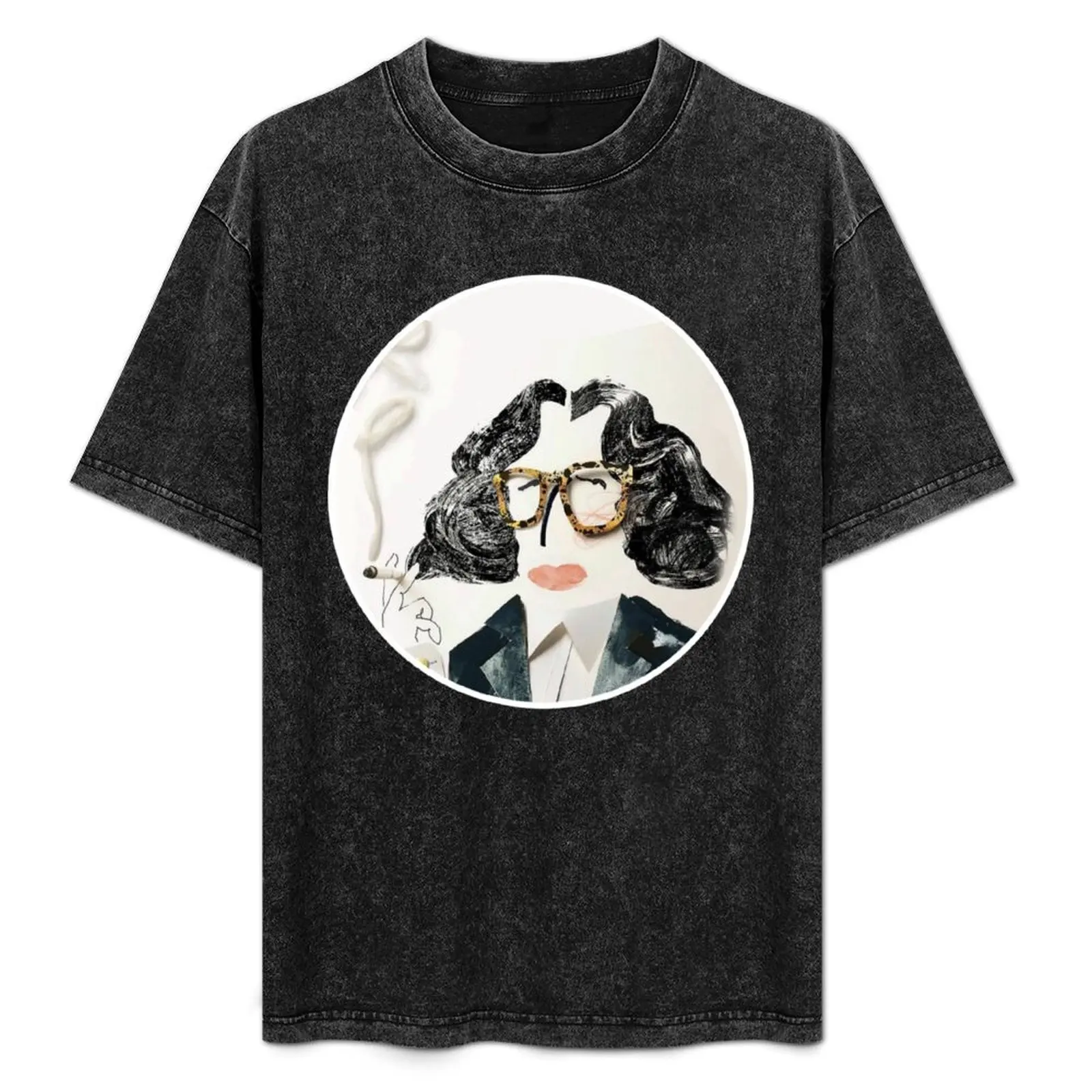 

Funny Fran Lebowitz T-Shirt Personalized t-shirt funny shirt cotton heavyweight t shirts for men