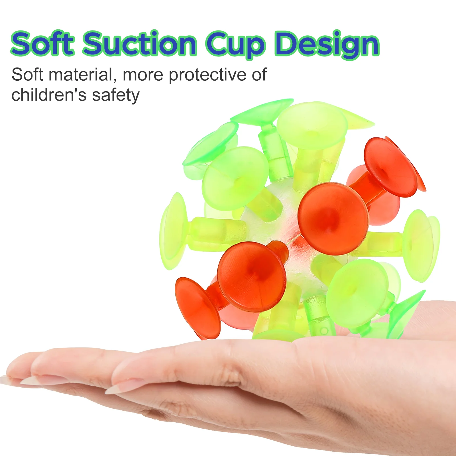 Spielzeug Klebrige Sauger Ball Werfen Fangen Stick Ball Für Blau Kunststoff Familie Spiel Outdoor Kinder Aktivität Spielzeug Ball