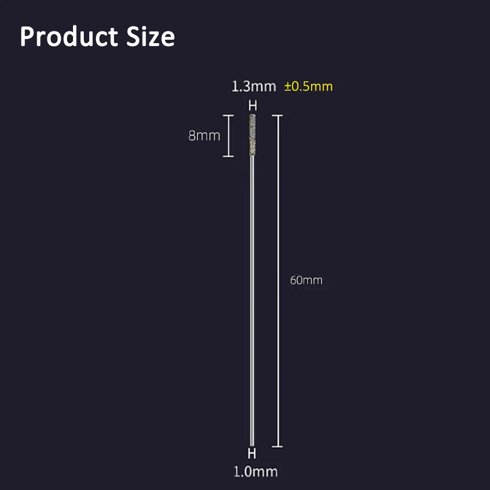 10개 다이아몬드 코팅 코어 드릴 비트 홀쏘 유리 타일 세라믹 대리석 드롭쉽 확장 다이아몬드 드릴 비트 1mm-3mm 원형 샹크