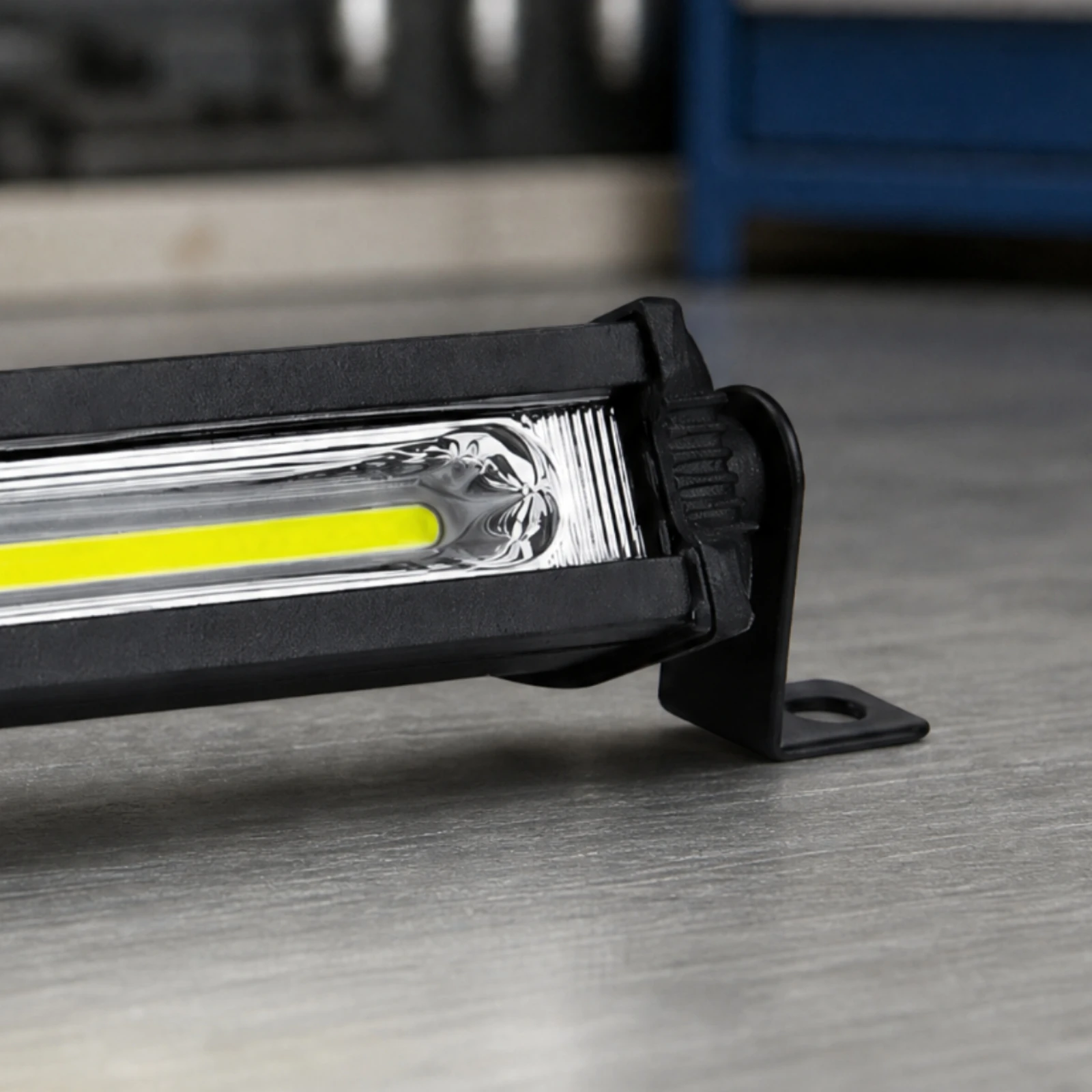 COB LED Work Light Bar Slim LED Work Light Bar with Mounting Brackets Long-Lasting Dust Resistant for Cars, Trucks