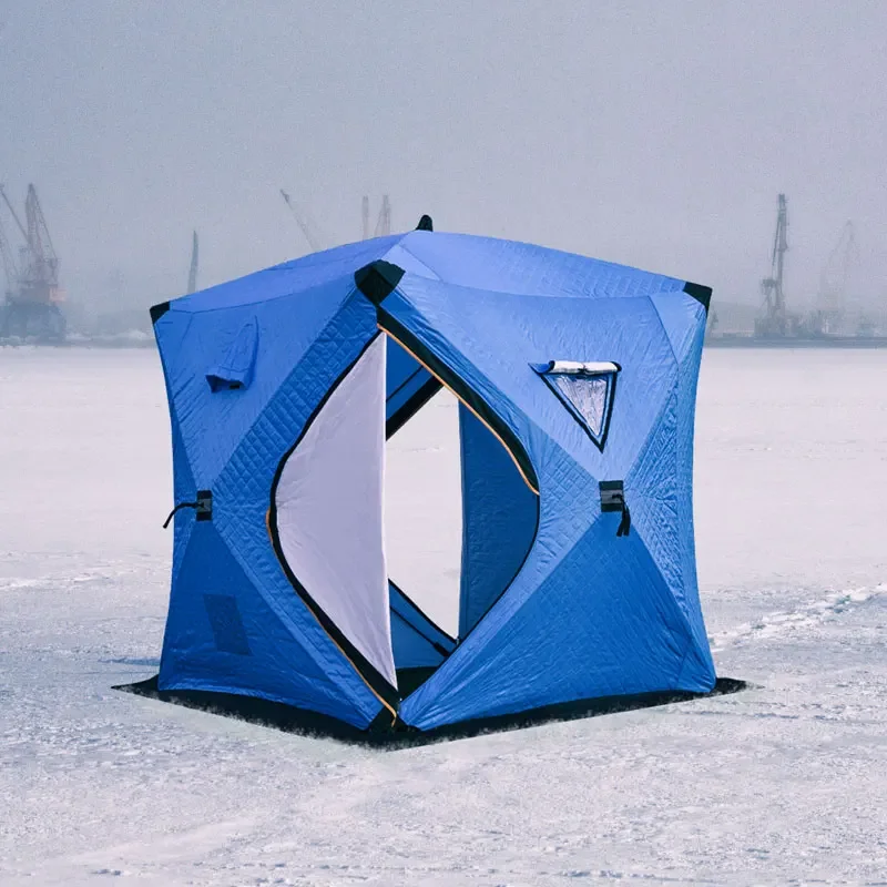 New full Thermal Large 5 sided winter ice fishing tent for fishing bivy/sauna/winter camping Ice shelter