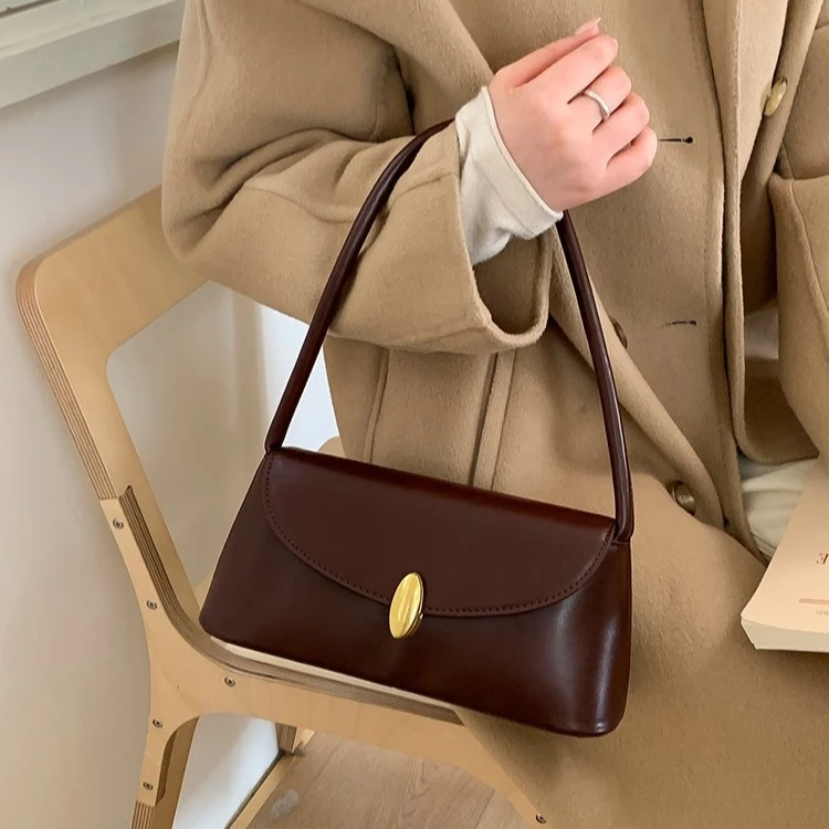 

2026 New Women's Bag High-end Fashion Autumn and Winter Retro Armpit Bag Trendy Versatile Single Shoulder Small Square Bag