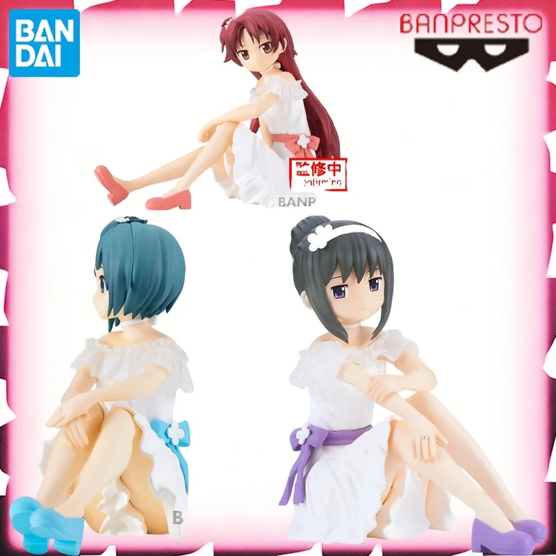 

In Stock Original Bandai Banpresto Puella Magi Madoka Sakura Kyouko Miki Sayaka Akemi Homura Action Figure Doll Brand New Boxed