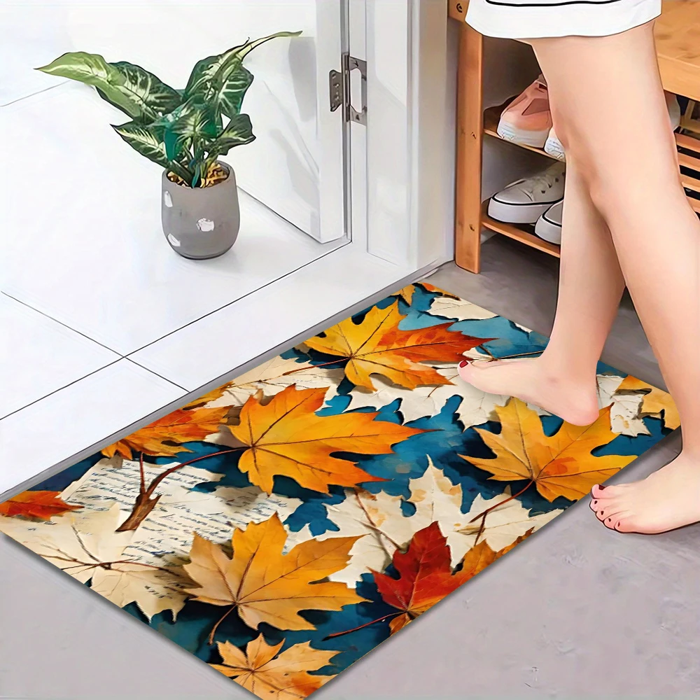 

The Autumn Leaves Doormat Living Room Front Door Entrance Foot Mat Bedroom8.19