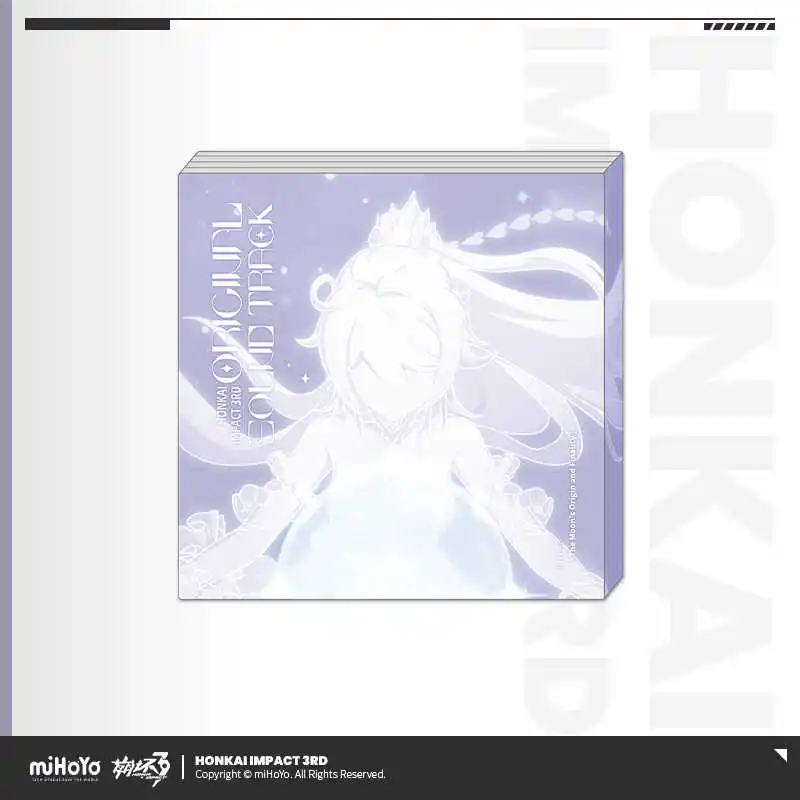 miHoYo Official Honkai Impact 3 CD Car OST Music Box Set Gifts The meen's Ohigin and Finality Badge Accessories Anime Toy Kids