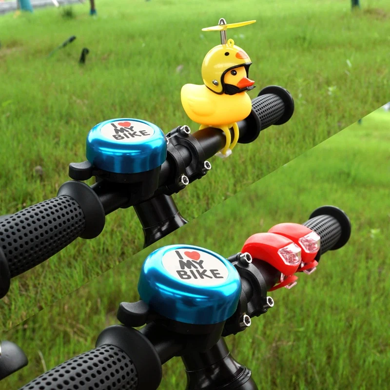 New Mini Bicycle Handlebar Bell Metal Loud Sound Alarm Warning Kids Bike Horn Bells Cycling Ring Children Adult Bike Accessories