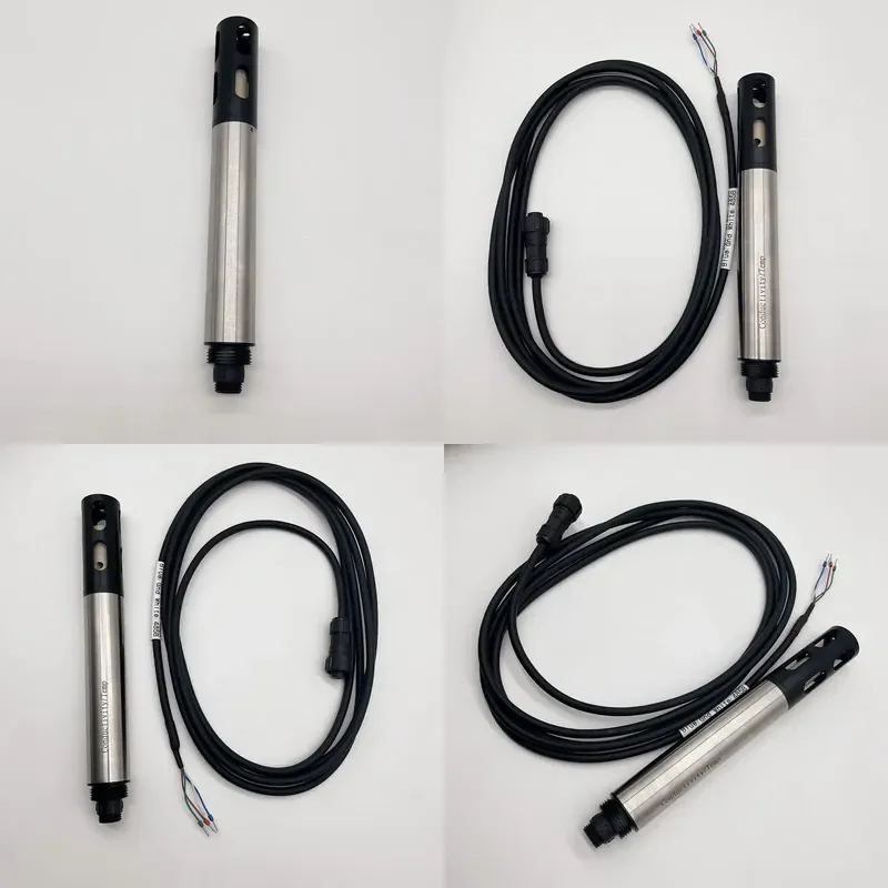 Anti-polarization Four-electrode Conductivity Sensor RS485 Water Conductivity Transmitter 200mS/cm for High Salinity Liquids