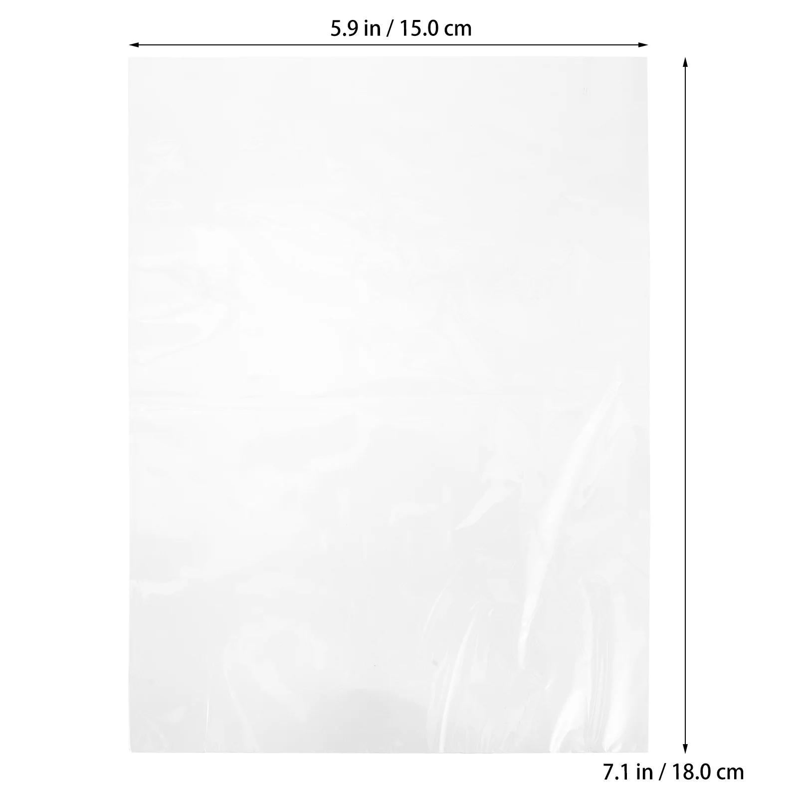 

100pcs Heat Packaging Bags Transparent For Gift Soap Candy Storage Pvc Shrink Wrap Bag Shrink Film Bag Household Use Office