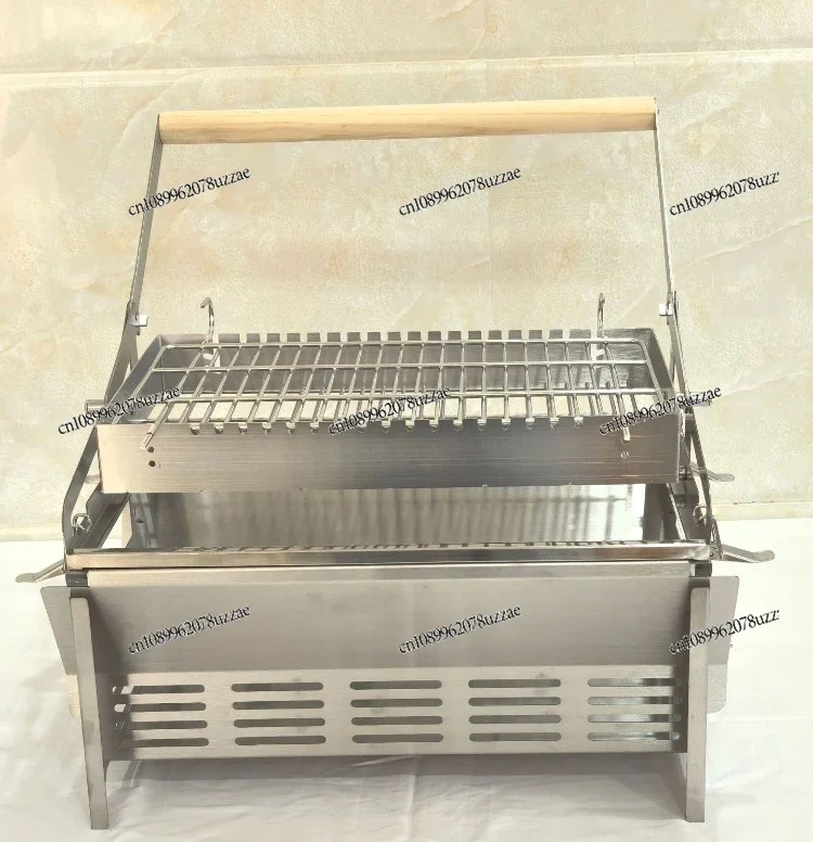 In Stock Folding Charcoal BBQ Grill Easy Assembly For Outdoor Cooking view 5