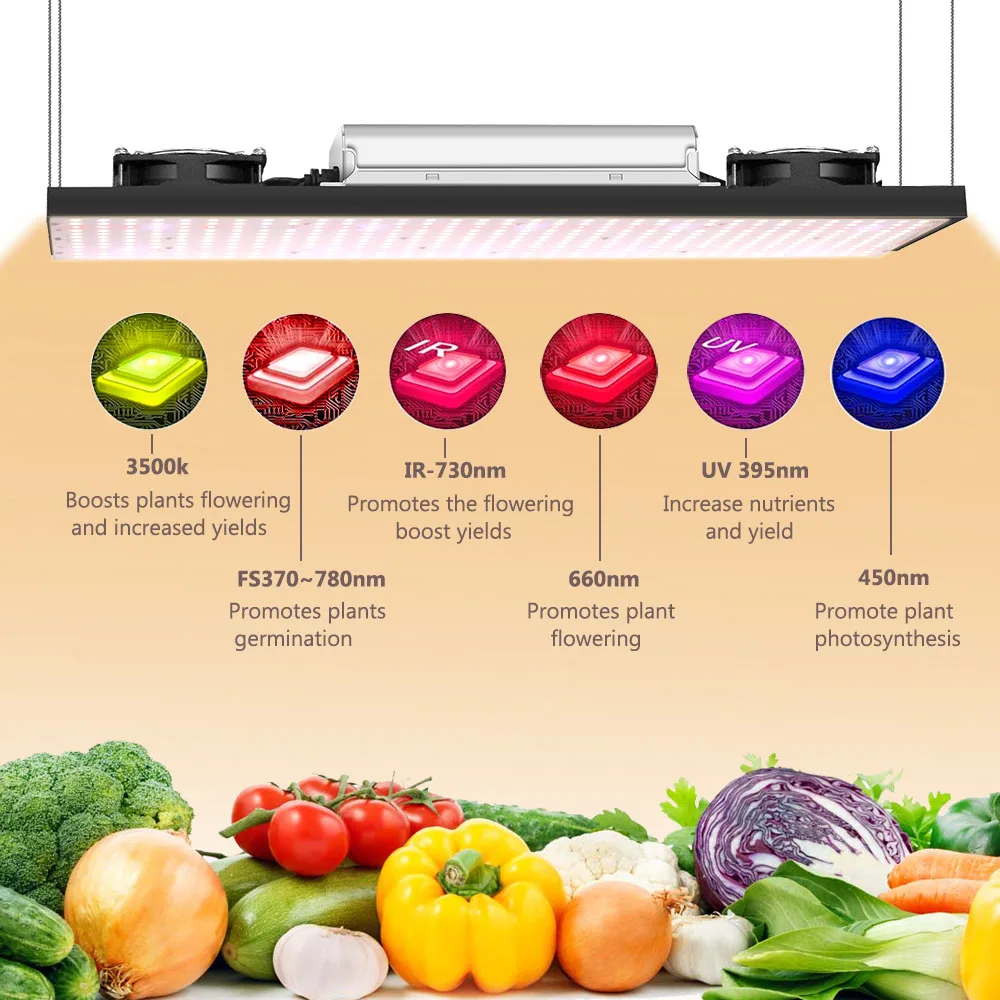 Yxo full spectrum 240W LED growth lamp hydroponic Lm301B Lm301H chip LED growth lamp