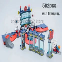 502pcs The SpiderLair Building Blocks FIT 76175 Model Bricks Toys for Children Gift
