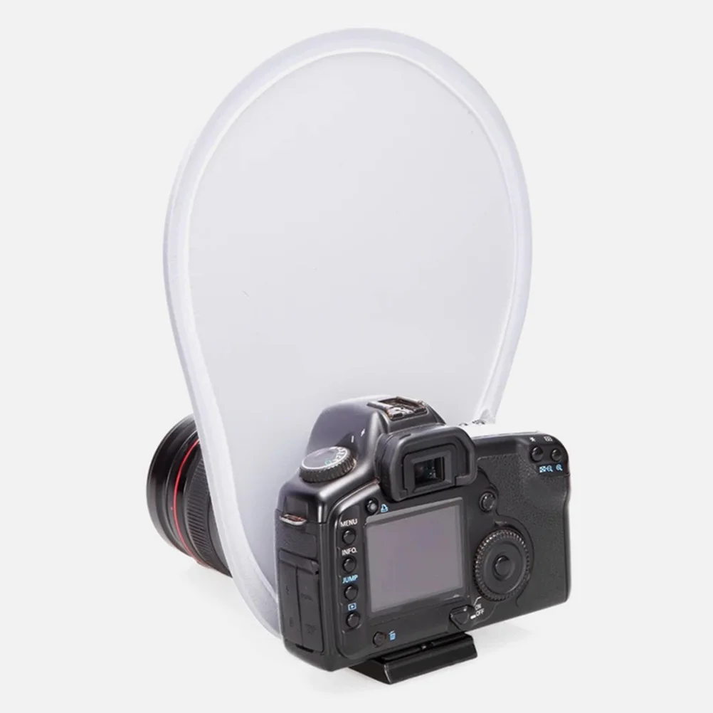 Mini Diffuser Camera Lighting On-camera Flash Reflective Board Photo Reflector Fold Shoe Soft Cloth Photography Accessories