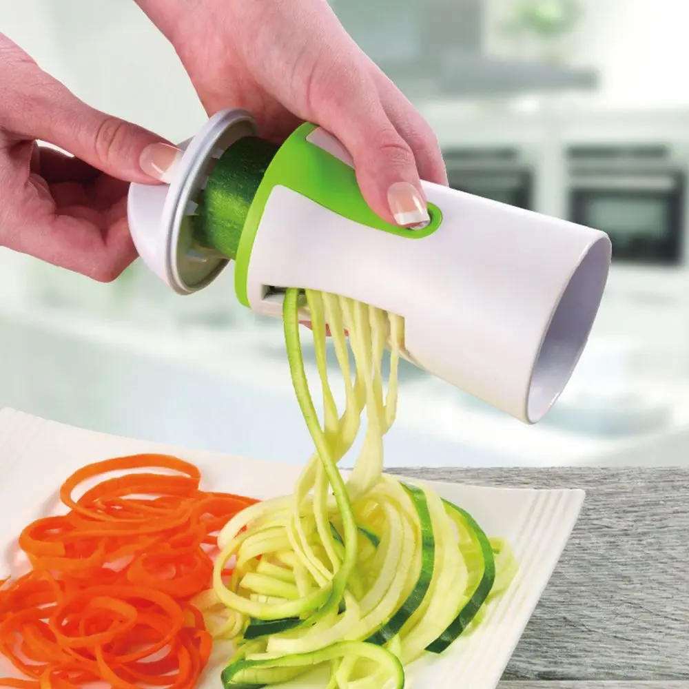 

Heavy Duty Spiralizer Vegetable Slicer Vegetable Spiral Slicer Cutter Zucchini Pasta Noodle Spaghetti Maker