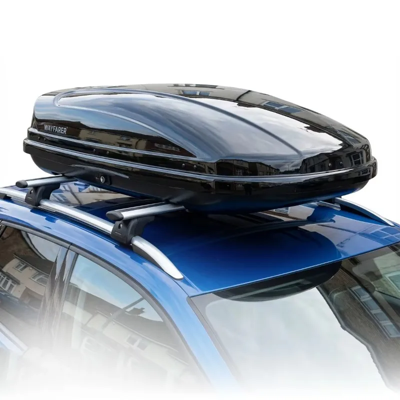 

Highlander Roof Traveling Box ABS Waterproof Car Top Cargo Carrier Storage 450L Dual Side Opening Aerodynamic Design