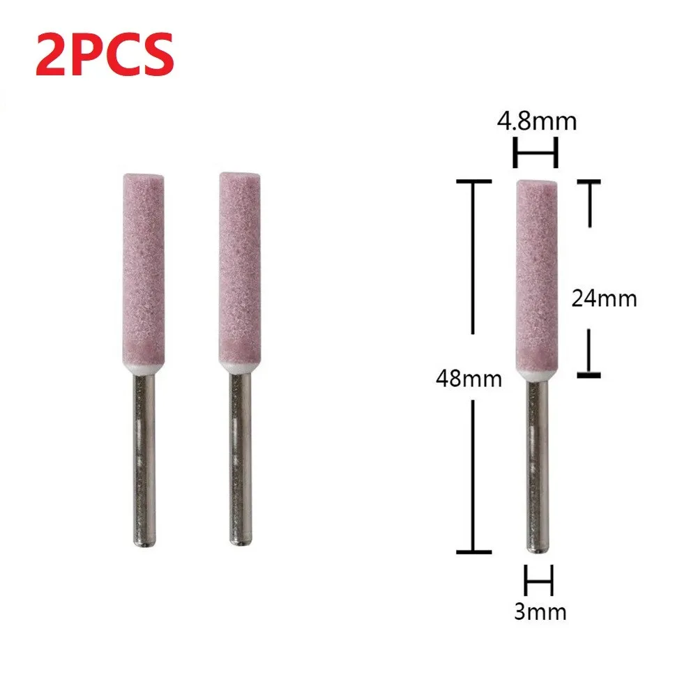 Professionelles Kettensägenschärfer-Frässtift-Set, 3 mm Schaft, 4/48/55 mm Schleifköpfe für Hochleistungs-Kettensägenbohrer, Schnitzen