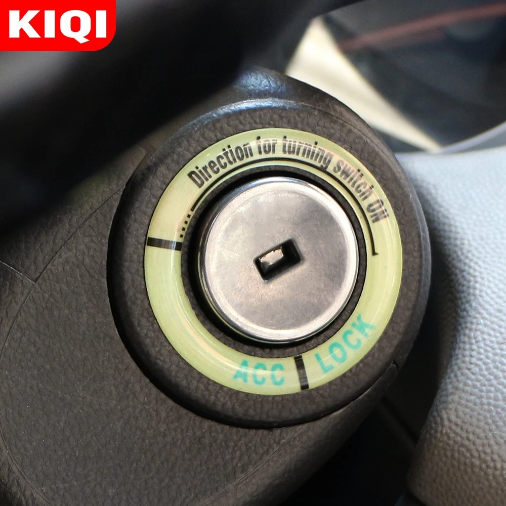 3D Gel Glow Key Ring Sticker Luminous Ignition Switch Cover for Opel Astra H G Corsa Insignia Antara Meriva Zafira Accessories