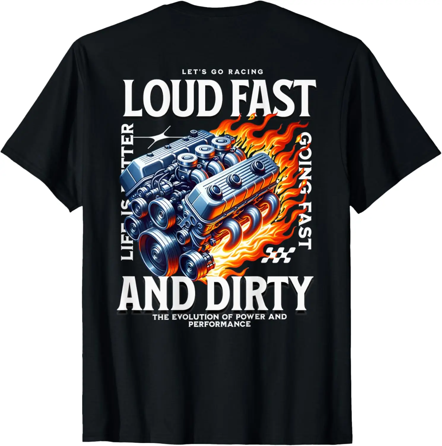 Dirt Modified Racecar Apparel Sprint Car Dirt Track Racing T-Shirt