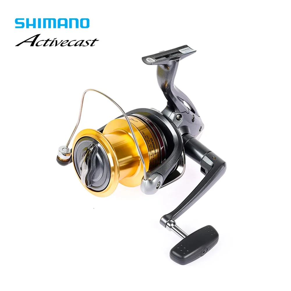 Shimano Original Activecast Spinning Fishing Reel Long Casting Fishing Gear Ratio 3.8:1 4+1BB Max Drag 15kg Spinning Reel