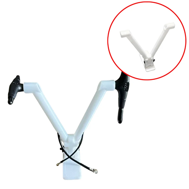 1PCS Antenna Mounting Bracket Single Dual-Antenna Fixing Seat Angle Adjustable Holder for Fixed-Wing FPV Drone ELRS Receiver
