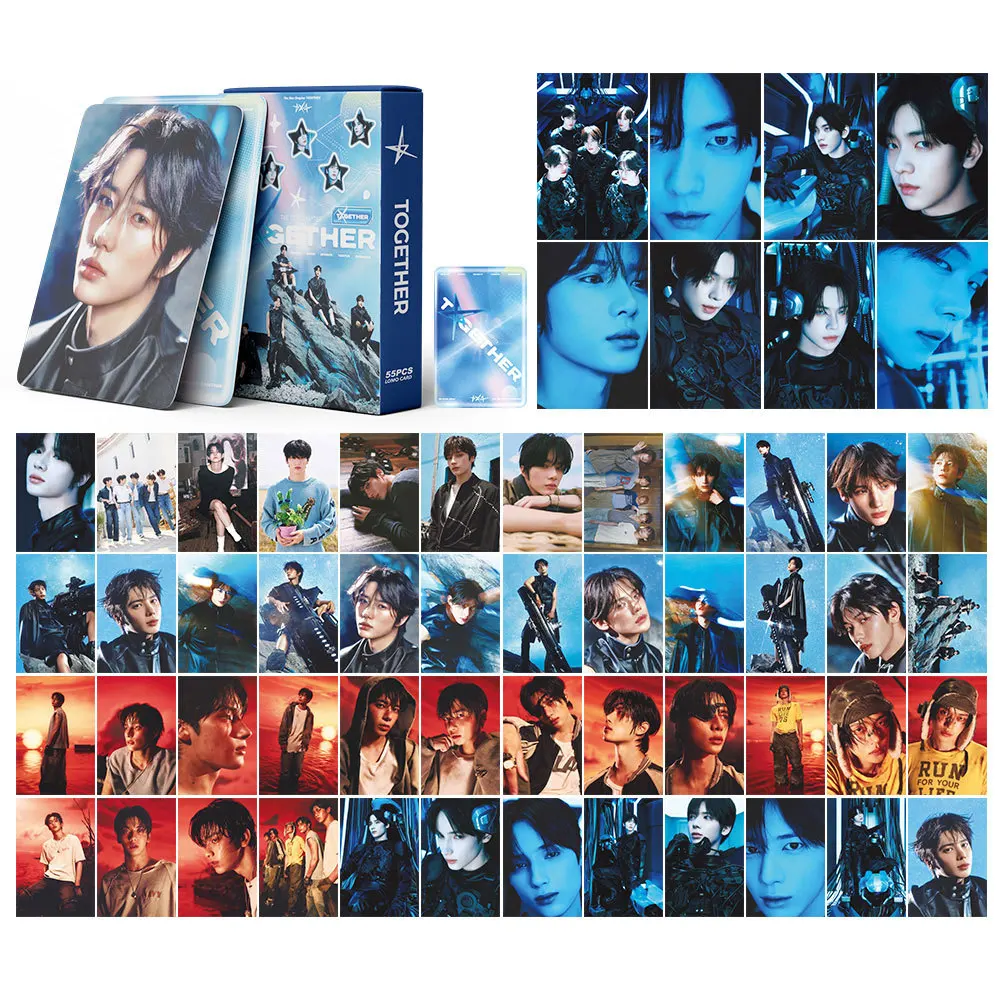 55 قطعة/المجموعة/مجموعة Kpop Idol SOOBIN YEONJUN ألبوم جديد الفصل النجم: بطاقات لومو معًا بطاقة صور HUENINGKAI TAEHYUN BEOMGYU هدية للمعجبين #2