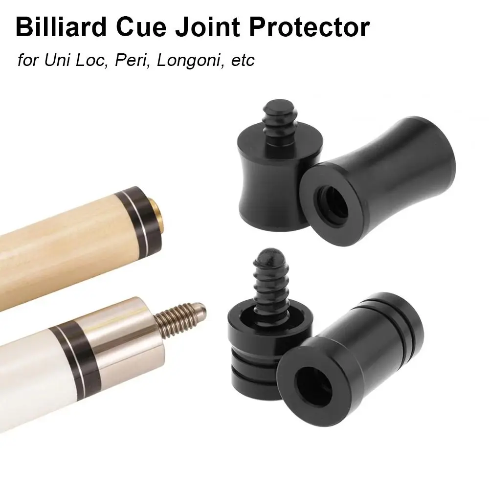 

1 комплект прочных специальных защитных колпачков для бильярдного кия, пластиковые черные колпачки для шарнира, аксессуары для бильярда для Uni Loc Wavy