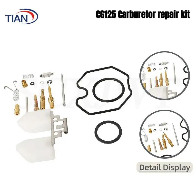 high-quality NEW CG125 carburetor repair kit Configure plunger diaphragm and float, for motorcycle dirt bike dirt bike