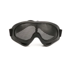 1Pc Outdoor Eye Protective Comfortable Airsoft Safety Tactical Eye Protection Metal Mesh Glasses Goggle