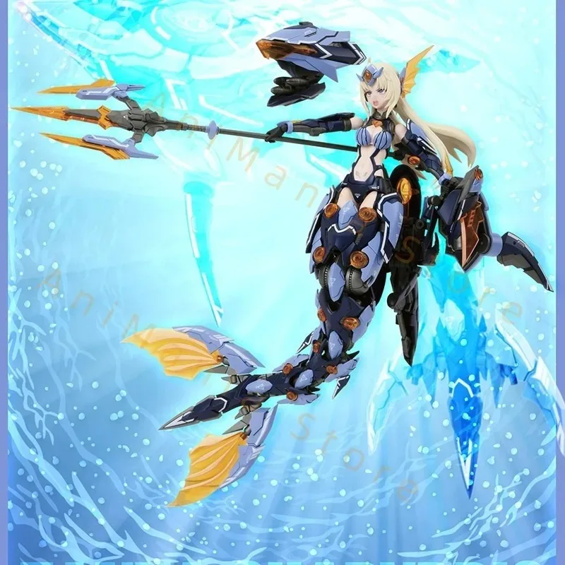 Nuke Matrix Anime Fantasy Girls Mermaid Action Figure Model do Składania Statuetka GK Kolekcjonerska Dekoracja na Biurko Wersja Reprint