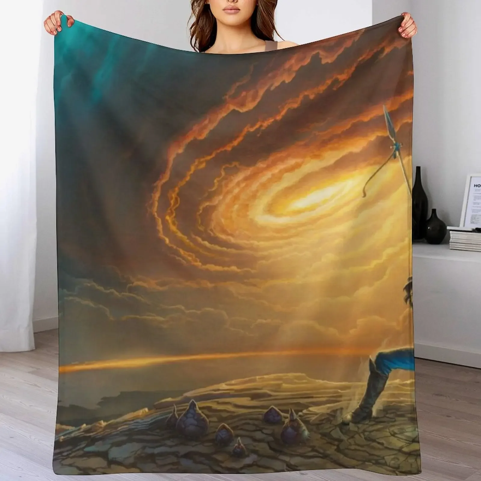 

The Way of Kings - Dual Fight Throw Blanket Thins Bed linens Moving Retros Blankets