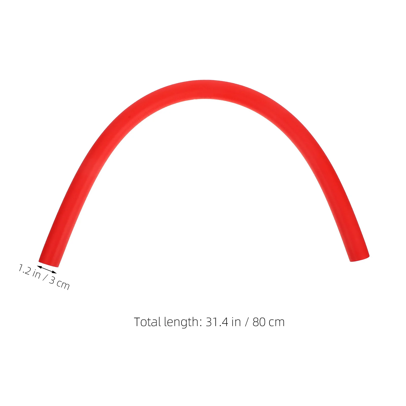 Golf Swing Practice Stick Red Flexible Training Rod Lightweight Portable For Indoor Outdoor Use Golf Trainer Aid Soft