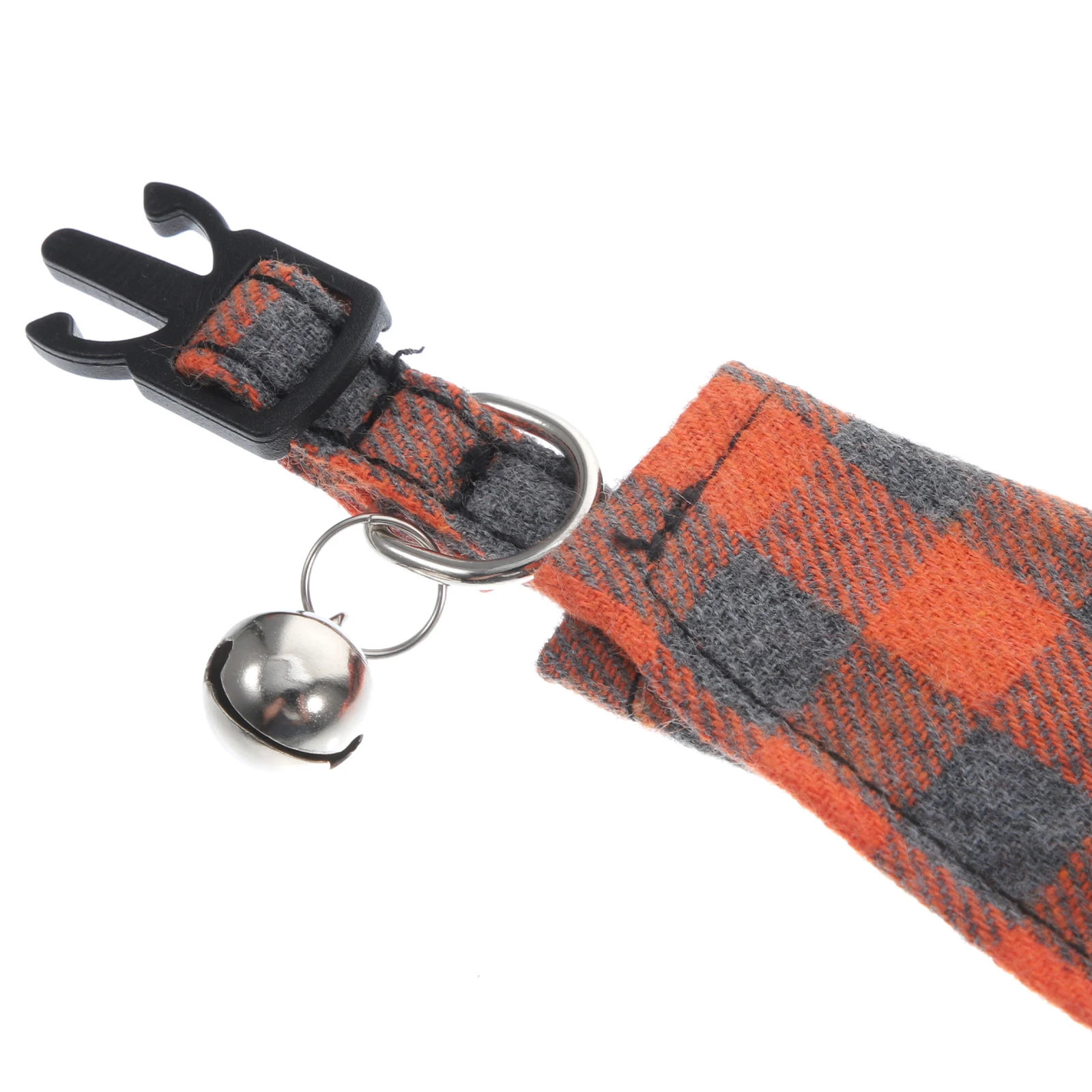 

Adjustable Cat Blue Pet Kitten Neck Collar Plaid Bow Bell Safe Reusable Kitten Collars Pet Neckwear Daily Cat Decor Christmas