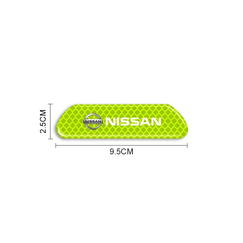 Car Door Reflective Sticker Night Light Warning Decal for Nissan KICKS QASHQAI GTR Tiida Teana ALTIMA SYLPHY MURANO Accessories