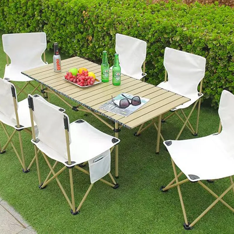 Mesa Plegable Portátil para Acampar, Mesa de Picnic Plegable para Exteriores, Mesa de Camping, Mesa Plegable para Cocina de Campamento, Mesa Plegable, Cama