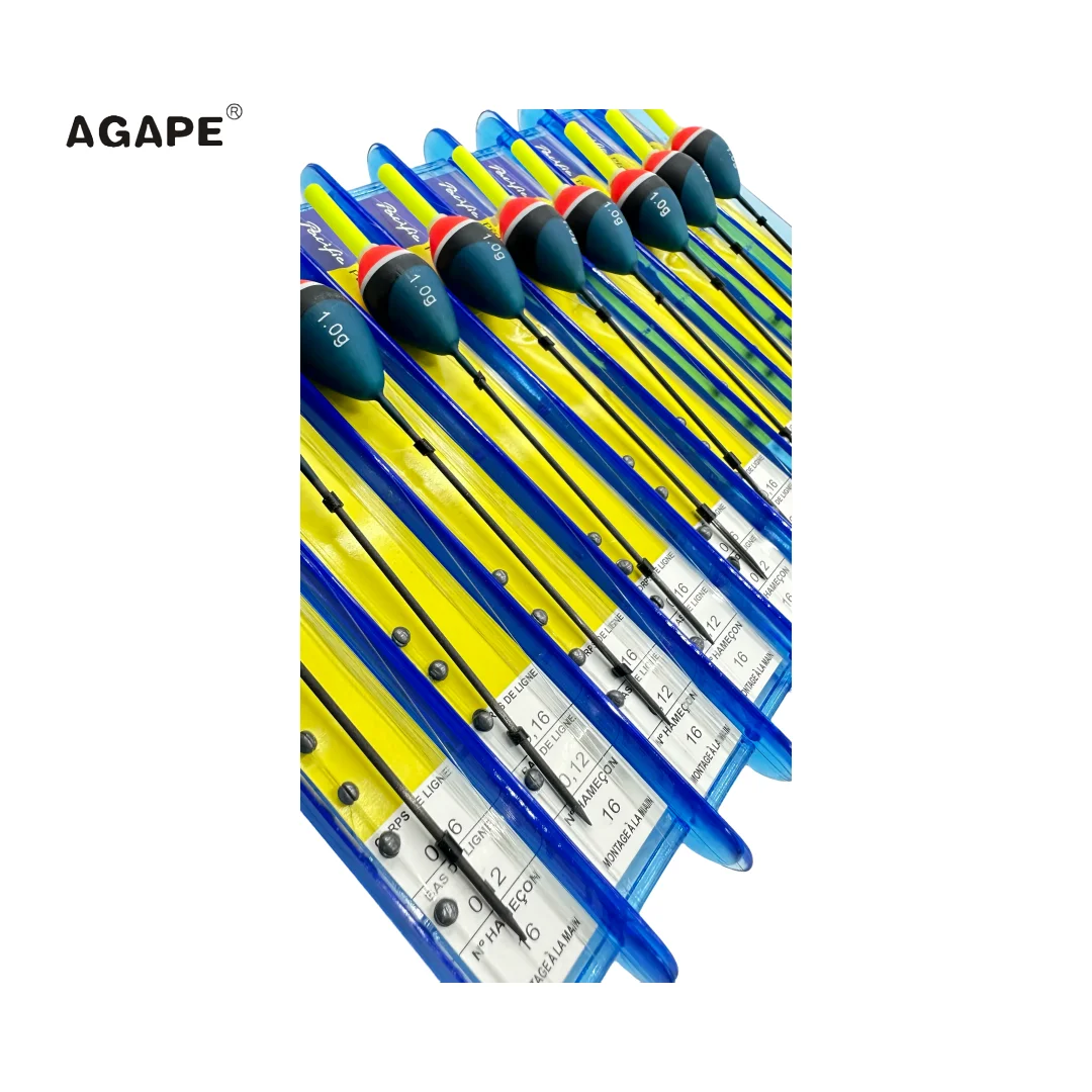 AGAPE 5pcs Carp Fishing Float Bobber Set Ready-made With Hook Easy To Use Fishing Tackle Fishing Accessories Wedkarstwo Wyprzeda