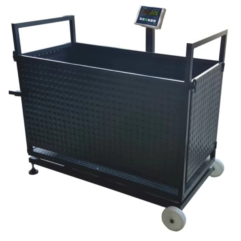 

Livestock scale, electrostatic painting platform