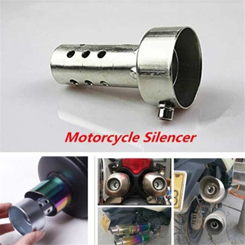 Motorcycle Silencer Noise Sound Eliminator Exhaust Pipe Adjustable Muffler Silencer 35mm/42mm/45mm/48mm/60mm