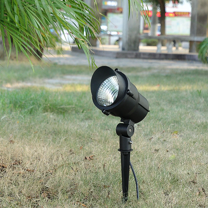 LED Spotlight Outdoor Spike Lawn Lamp Waterproof Landscape Lighting floodlights Path Garden Grass Ground Lighting