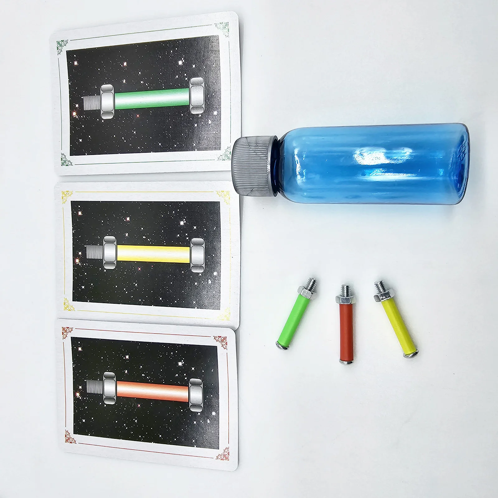 ET برغي التنبؤ الخدع السحرية المكسرات تتطابق تلقائيًا مع لون البطاقة المختار لا حاجة إلى مهارة لأداء الشارع عن قرب #3