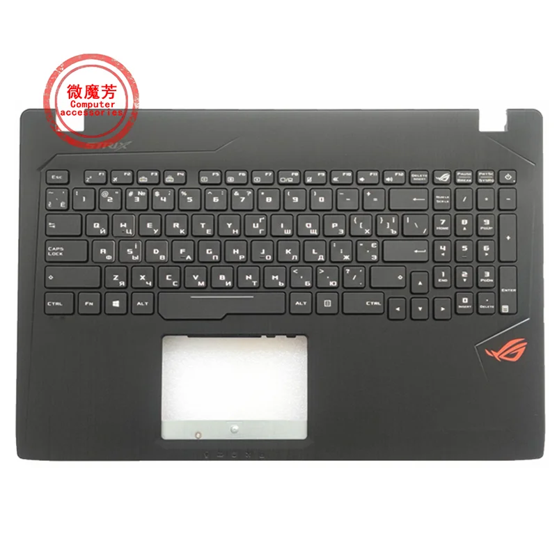 RU/US klawiatura do laptopa Asus ROG Strix GL553 GL553V GL553VW ZX53VM FZ50VD ZX53 FX53V z górną pokrywą podparcia dłoni podświetlana RGB