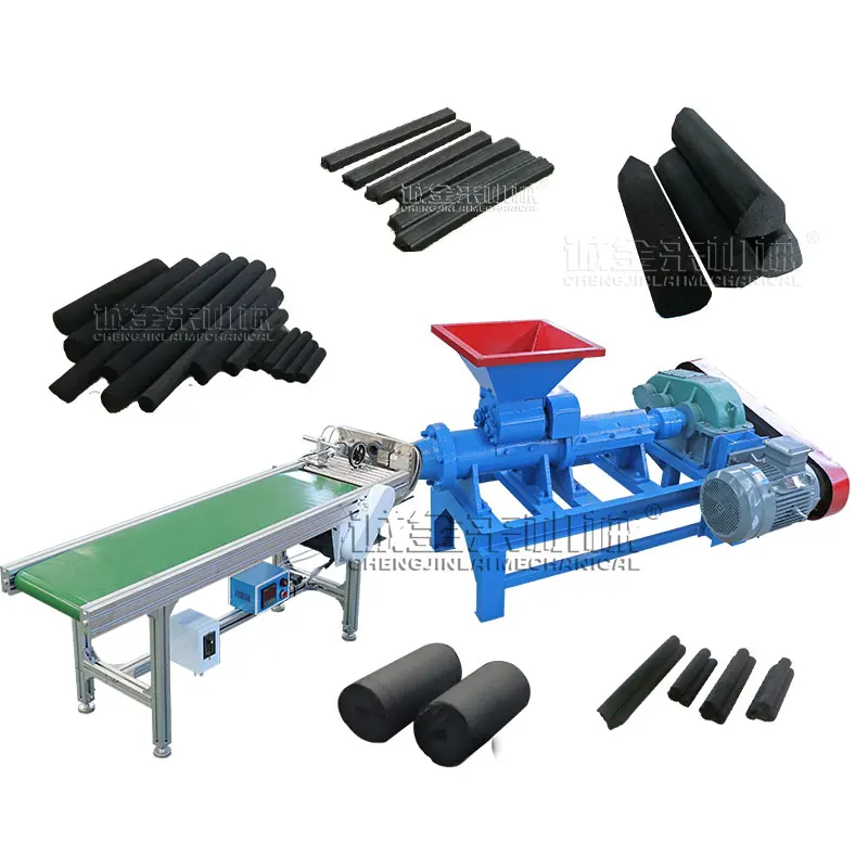 Factory Direct Briquette Machine for Home Use Charcoal Rod Maker High Efficiency Processing Coal Charcoal Powder Extruder