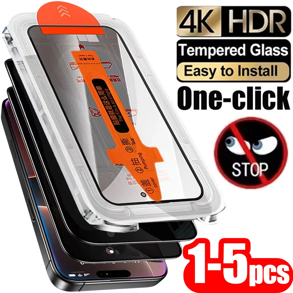 1-5PCS Privacy Dust free Easy Install Screen Protector For Xiaomi Poco X8 Pro Max X8proMax X8pro Max Anti Spy Temperd Glass Film