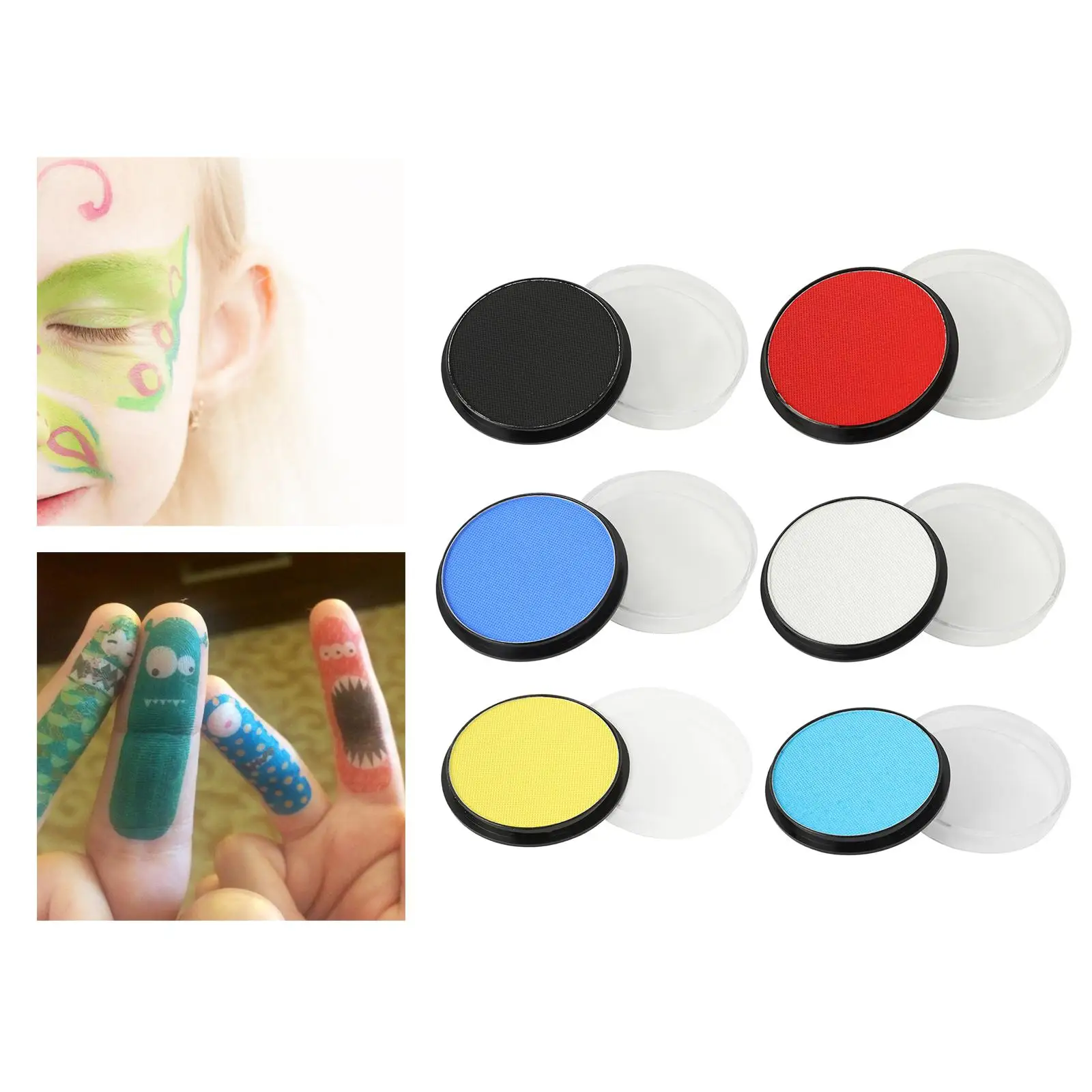 Cosmetic Palette Stage Painting for Music Festival Party Performances