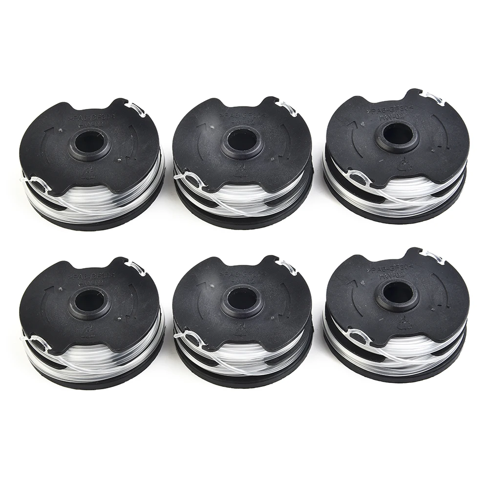 1/6Pcs Thread Spools For  For Parkside Cordless Grass Trimmer For PRTA 20-Li A1 B2 C3 Trimmer Blade Cutter Lawn Trimmer Spools