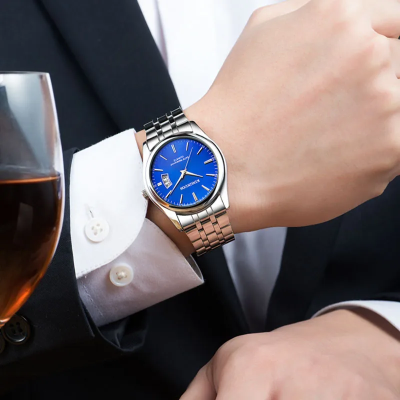 럭셔리 남자 시계 30m 방수 날짜 시계 남성 스포츠 시계 남자 석영 캐주얼 손목 시계 Relogio Masculino