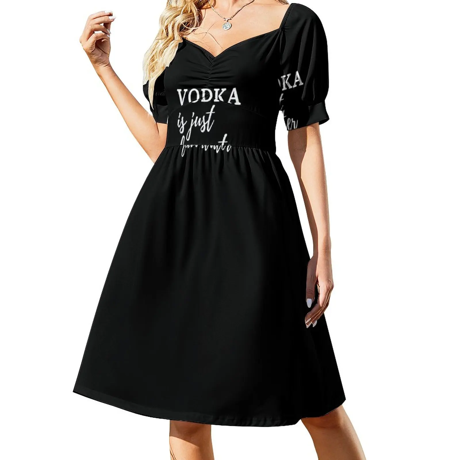 

Vodka is just fun water Sleeveless Dress ceremony dresses women's evening dress 2024 Bride dresses