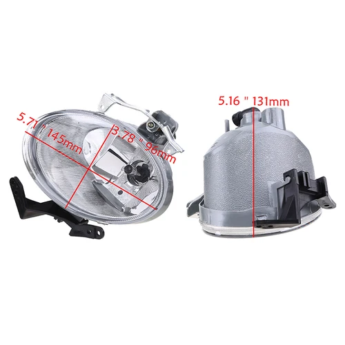 Imagen 2 del producto POSSBAY-Luz antiniebla halógena para coche, faro delantero para Hyundai Santa Fe (CM), 2007, 2008, 2009, pre-facelift, estilo de coche