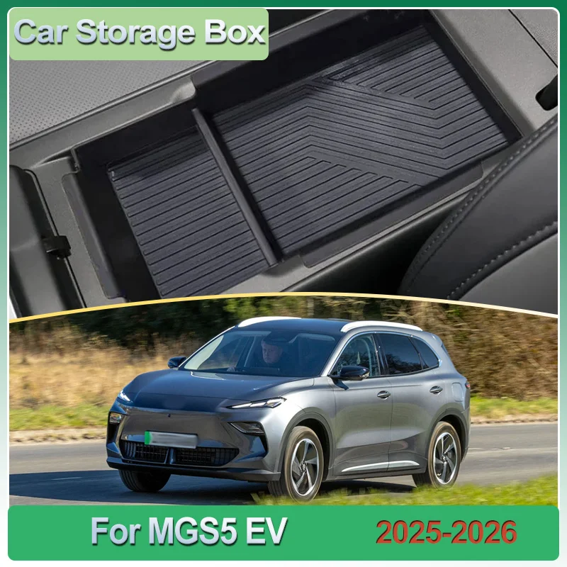 

Armrest Box For MGS5 EV MG ES5 ES34 2024 2025 2026 Car Center Console Storage Box Interior Compartment Dedicated Car Accessories