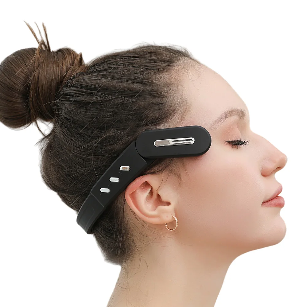 

Электрический массажер для головы EMS с подогревом, облегчение головного боли, вибрационный стимулятор мозга, терапевтический аппарат, массажер для освобождения мигрени и бессонницы