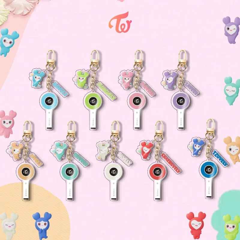 

11.5CM TWICE Popular Anime Exquisite Acrylic Keychain Charms and Decorative for Fans Collection and Daily Matching